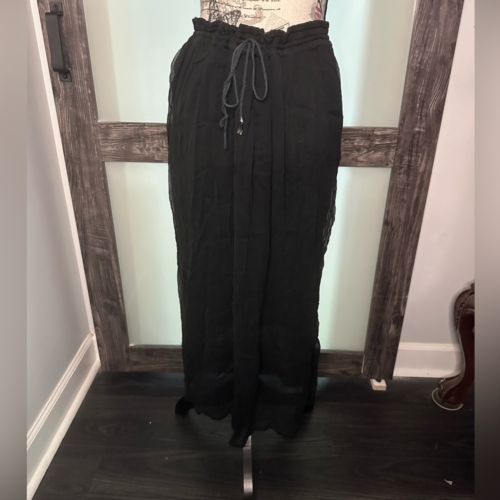 Elegant Black Maxi Skirt